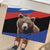 Russia Brown Bear and Chamomile Flower Rubber Doormat LT17 - Wonder Print Shop