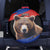 Russia Brown Bear and Chamomile Flower Spare Tire Cover LT17 - Wonder Print Shop