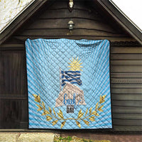 Greece Independence Day Quilt 25th March Vergina Sun