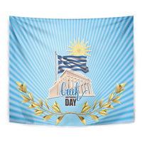 Greece Independence Day Tapestry 25th March Vergina Sun