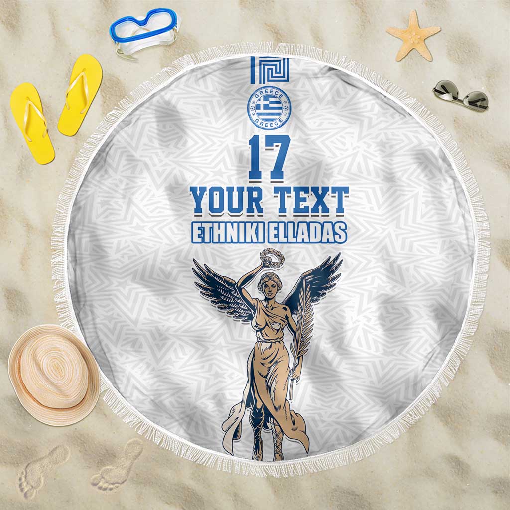 Custom Greece Football Champions Beach Blanket Nike Goddess of Victory