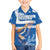 Custom Greece Basketball Family Matching Off Shoulder Short Dress and Hawaiian Shirt Sporty Style with Laurel