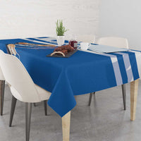 Custom Greece Basketball Tablecloth Sporty Style with Laurel
