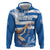 Custom Greece Basketball Zip Hoodie Sporty Style with Laurel