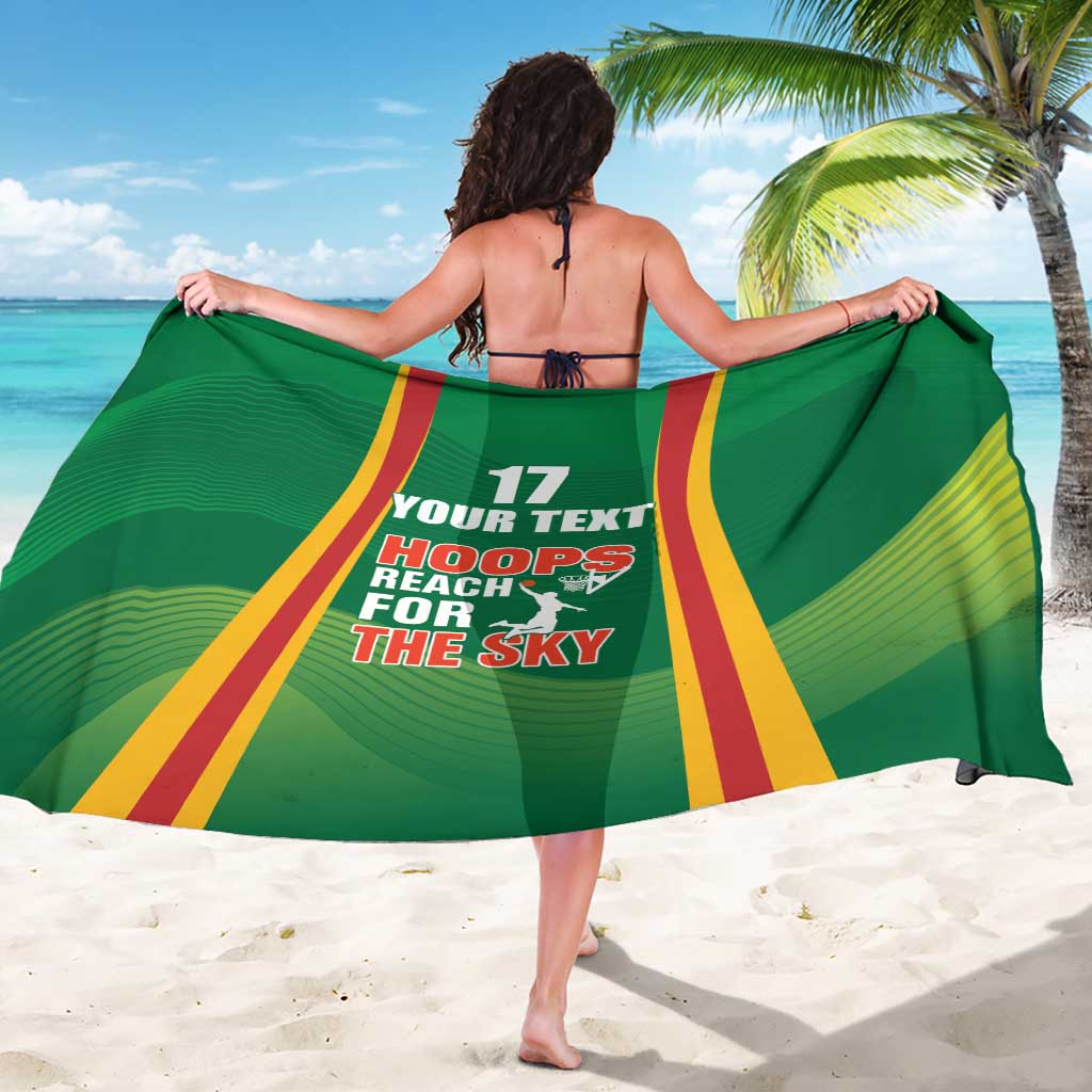 Custom Lithuania Basketball Sarong Hoops Reach For the Sky