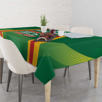 Custom Lithuania Basketball Tablecloth Hoops Reach For the Sky