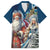 Russia Ded Moroz and Snegurochka Family Matching Long Sleeve Bodycon Dress and Hawaiian Shirt Orthodox Christmas Slavic Mythology LT17 - Wonder Print Shop