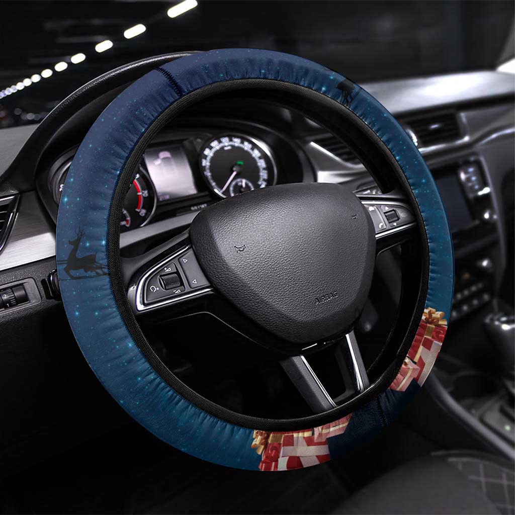 Russia Ded Moroz and Snegurochka Steering Wheel Cover Orthodox Christmas Slavic Mythology LT17 - Wonder Print Shop