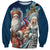 Russia Ded Moroz and Snegurochka Sweatshirt Orthodox Christmas Slavic Mythology LT17 - Wonder Print Shop