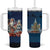 Russia Ded Moroz and Snegurochka Tumbler With Handle Orthodox Christmas Slavic Mythology LT17 - Wonder Print Shop