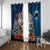 Russia Ded Moroz and Snegurochka Window Curtain Orthodox Christmas Slavic Mythology LT17 - Wonder Print Shop