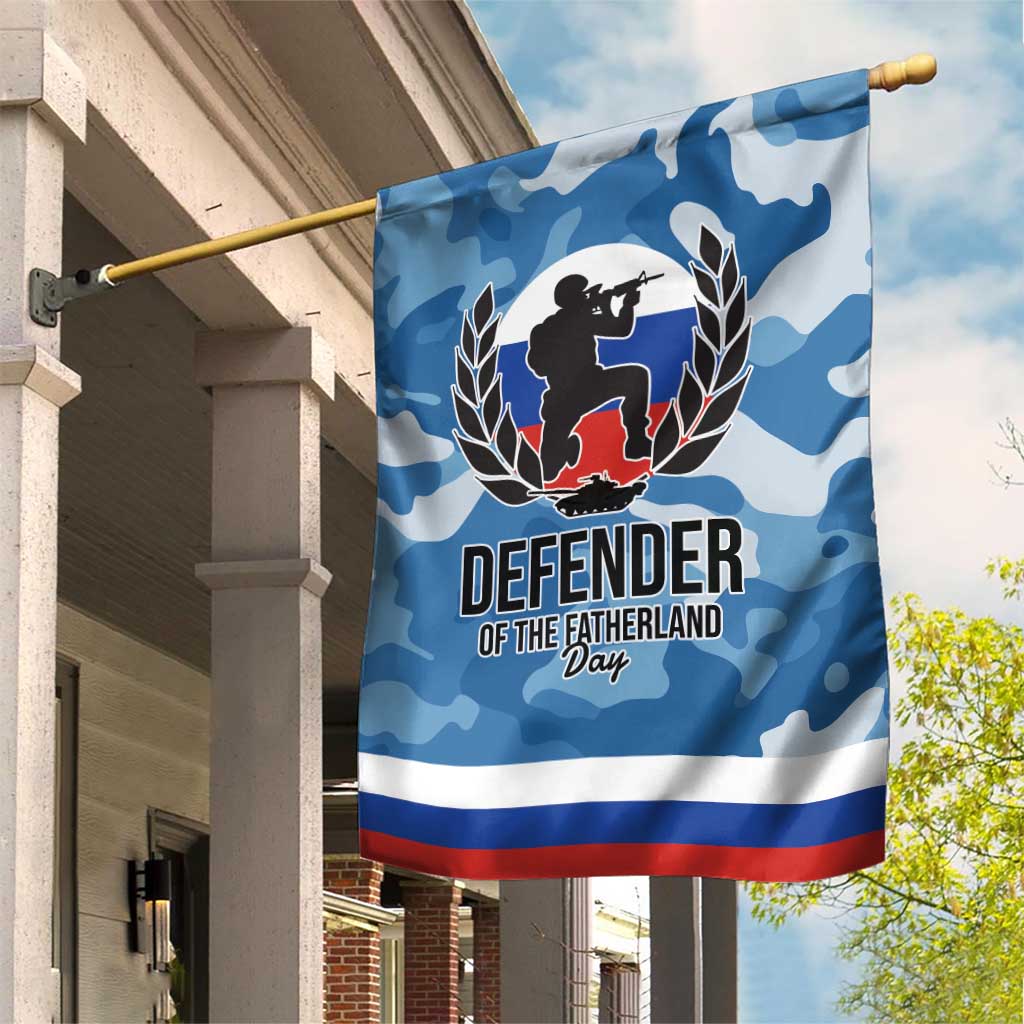 Russia Defender of the Fatherland Day Garden Flag 23th February LT17 - Wonder Print Shop