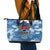 Russia Defender of the Fatherland Day Leather Tote Bag 23th February