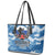 Russia Defender of the Fatherland Day Leather Tote Bag 23th February