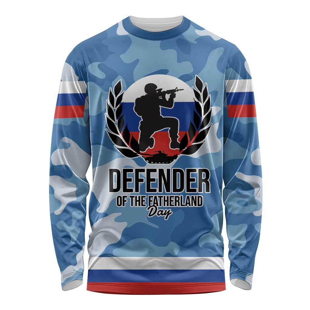 Russia Defender of the Fatherland Day Long Sleeve Shirt 23th February LT17 - Wonder Print Shop