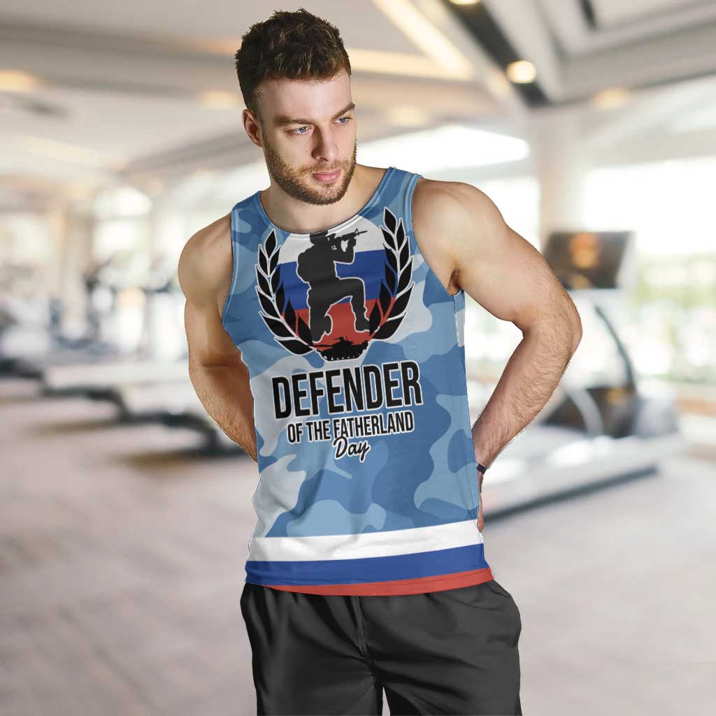 Russia Defender of the Fatherland Day Men Tank Top 23th February