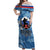 Russia Defender of the Fatherland Day Off Shoulder Maxi Dress 23th February LT17 - Wonder Print Shop