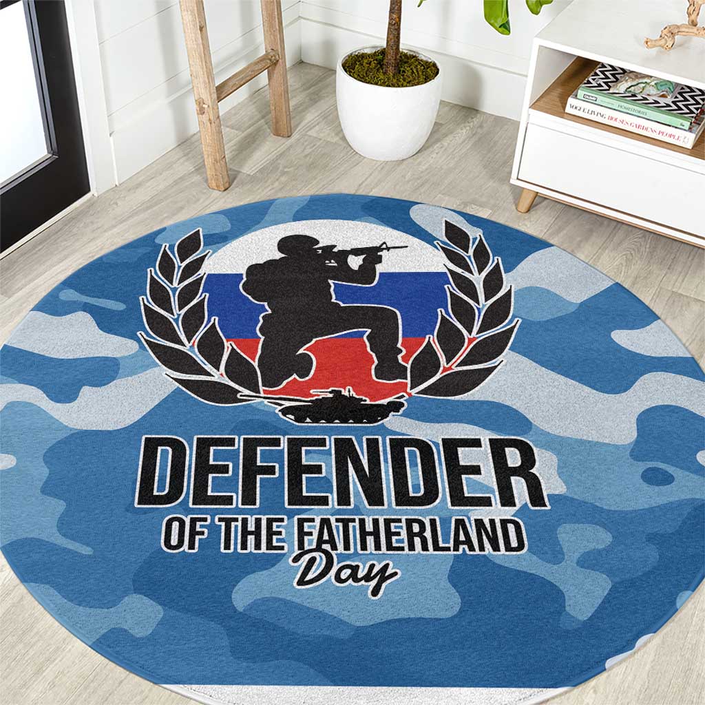 Russia Defender of the Fatherland Day Round Carpet 23th February LT17 - Wonder Print Shop