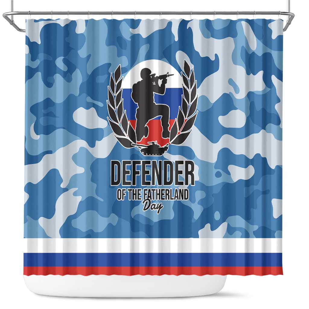 Russia Defender of the Fatherland Day Shower Curtain 23th February LT17 - Wonder Print Shop