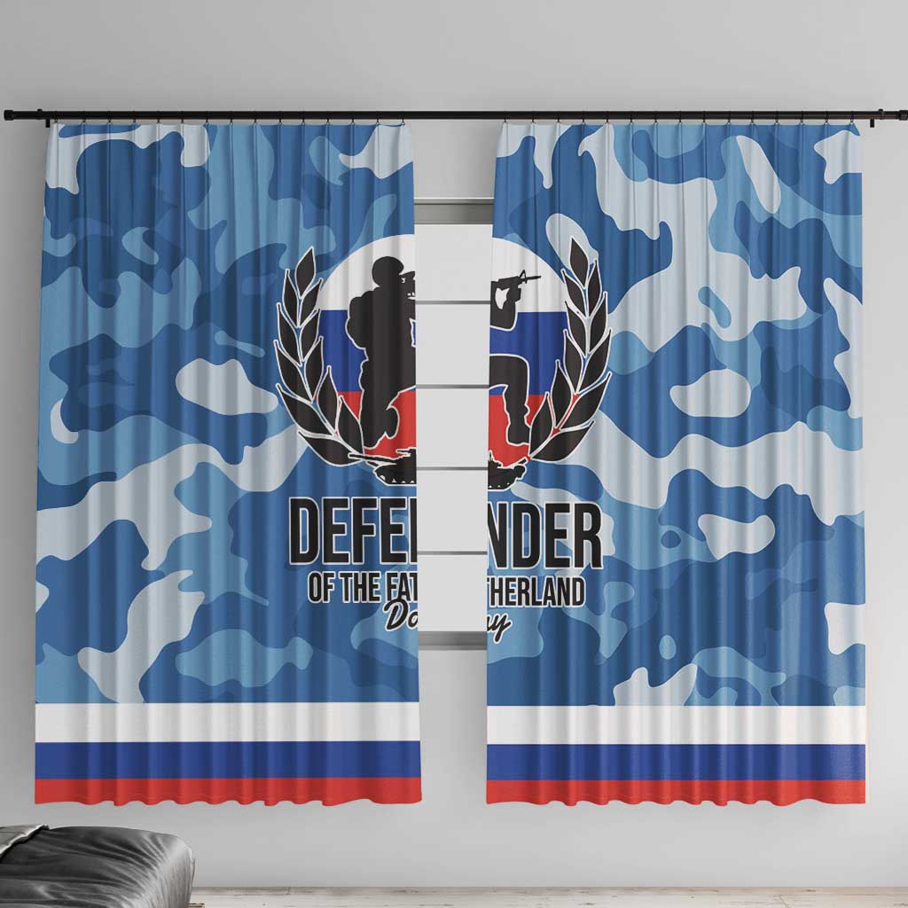 Russia Defender of the Fatherland Day Window Curtain 23th February LT17 - Wonder Print Shop