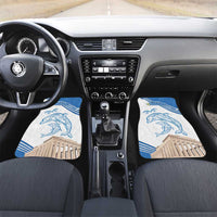 Personalized Greece Greek Independence Day Car Mats Dolphin and Parthenon
