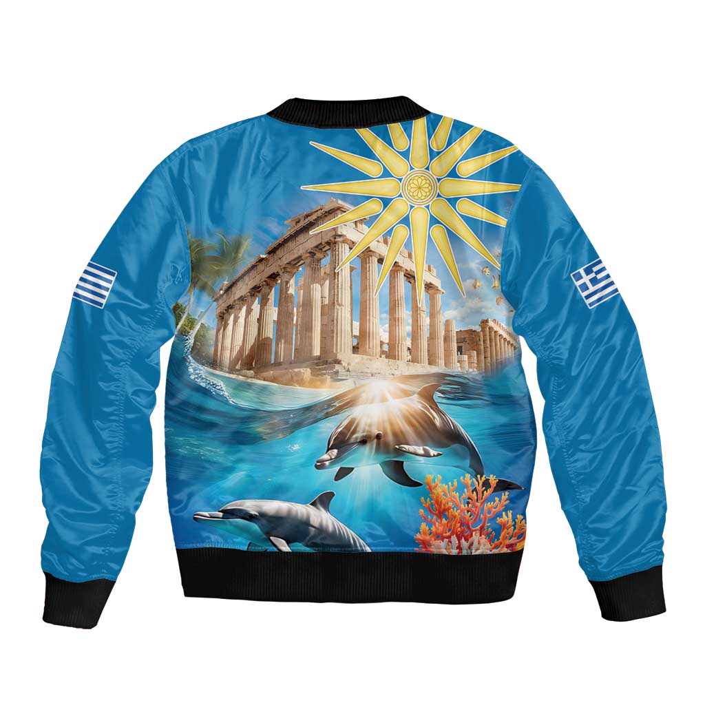 Greece Independence Day 25th March Bomber Jacket Scenery in Greece