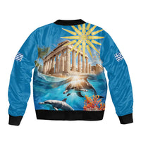 Greece Independence Day 25th March Bomber Jacket Scenery in Greece