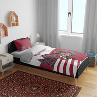 Personalized Riga Town Hall Square Latvia Bedding Set Coat of Arms
