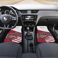 Personalized Riga Town Hall Square Latvia Car Mats Coat of Arms