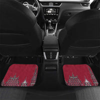 Personalized Riga Town Hall Square Latvia Car Mats Coat of Arms