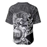 Mexico Aztec Warrior Baseball Jersey Huitzilopochtli With Aztec Calendar