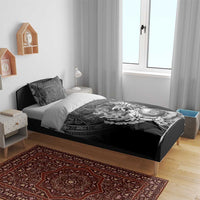Mexico Aztec Warrior Bedding Set Huitzilopochtli With Aztec Calendar