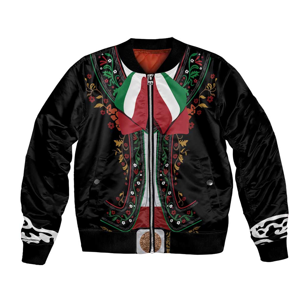 Mexico Cinco de Mayo Bomber Jacket Charro Suit Style
