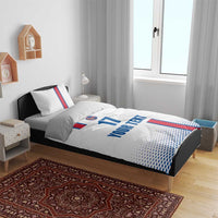 Custom Iceland Football Bedding Set White with Flag Style