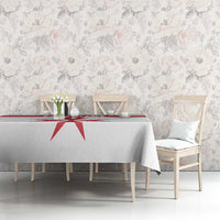 Custom Malta Rugby Tablecloth Maltese Cross
