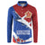 Russia 23th February Button Sweatshirt Defender of the Fatherland Day LT17 - Wonder Print Shop