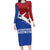 Russia 23th February Long Sleeve Bodycon Dress Defender of the Fatherland Day LT17 - Wonder Print Shop