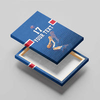Iceland Basketball Custom Canvas Wall Art Blue Style