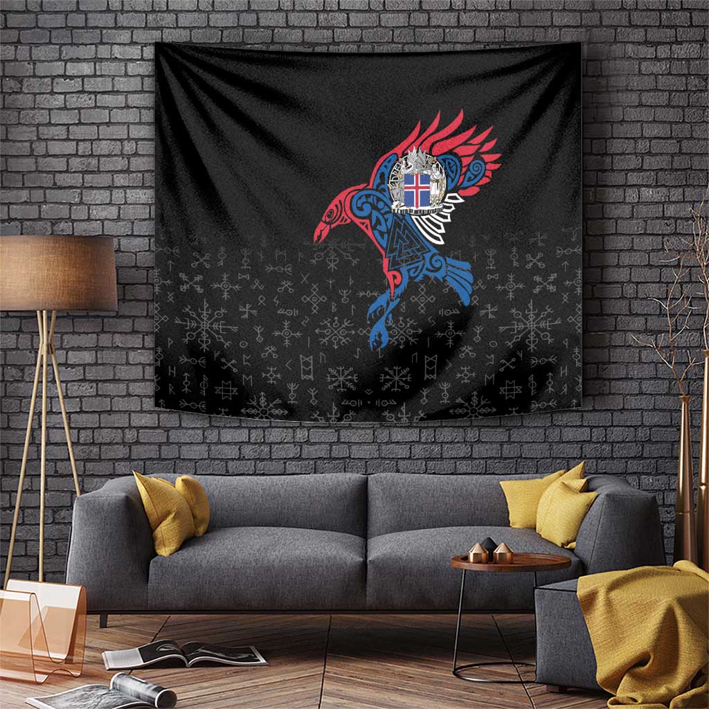 Iceland Viking Culture Tapestry Norse Mythology Raven Tattoo