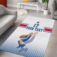 Iceland Basketball Custom Area Rug White Style