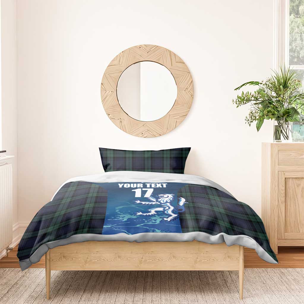 Custom Scotland Rugby Bedding Set Go Scottish Thistle