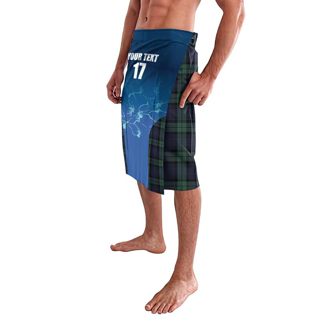 Custom Scotland Rugby Lavalava Go Scottish Thistle