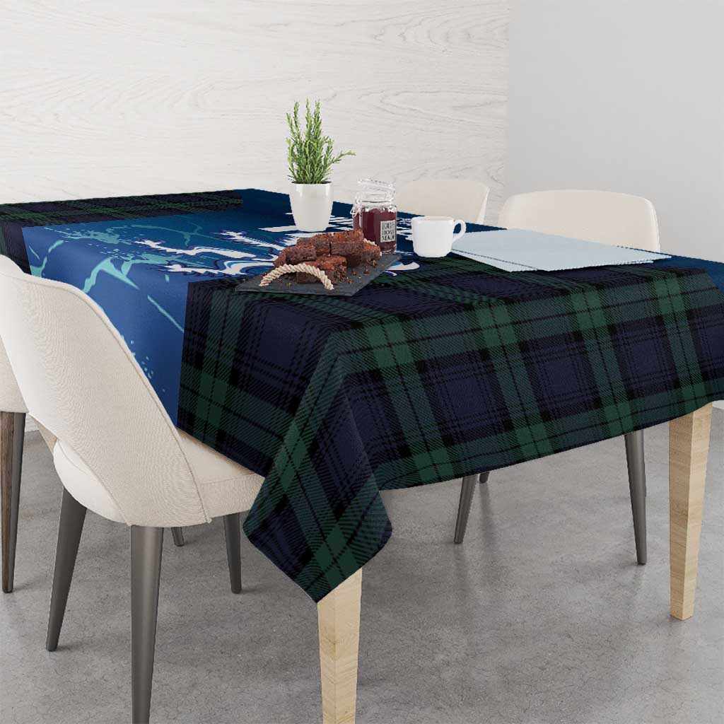 Custom Scotland Rugby Tablecloth Go Scottish Thistle