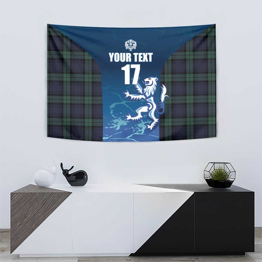 Custom Scotland Rugby Tapestry Go Scottish Thistle