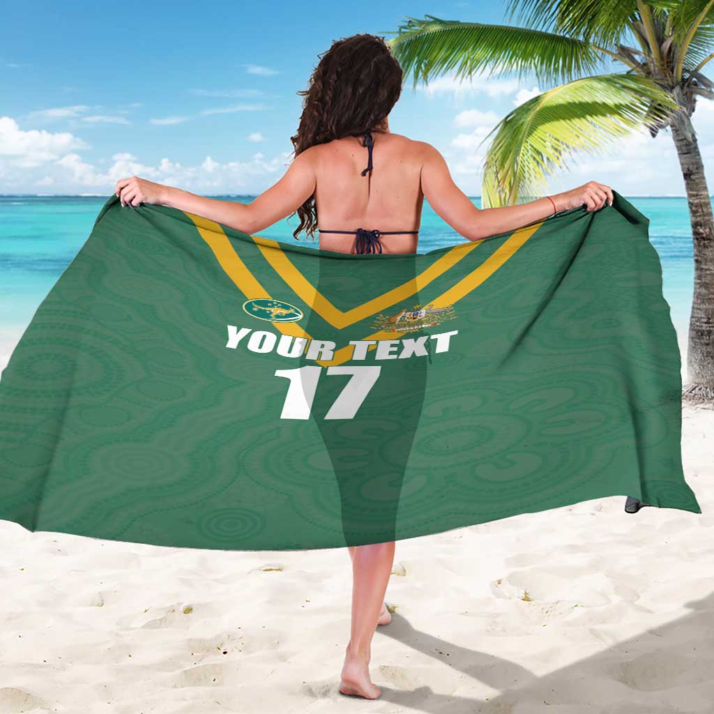Custom Australia Rugby Sarong Sporty Style
