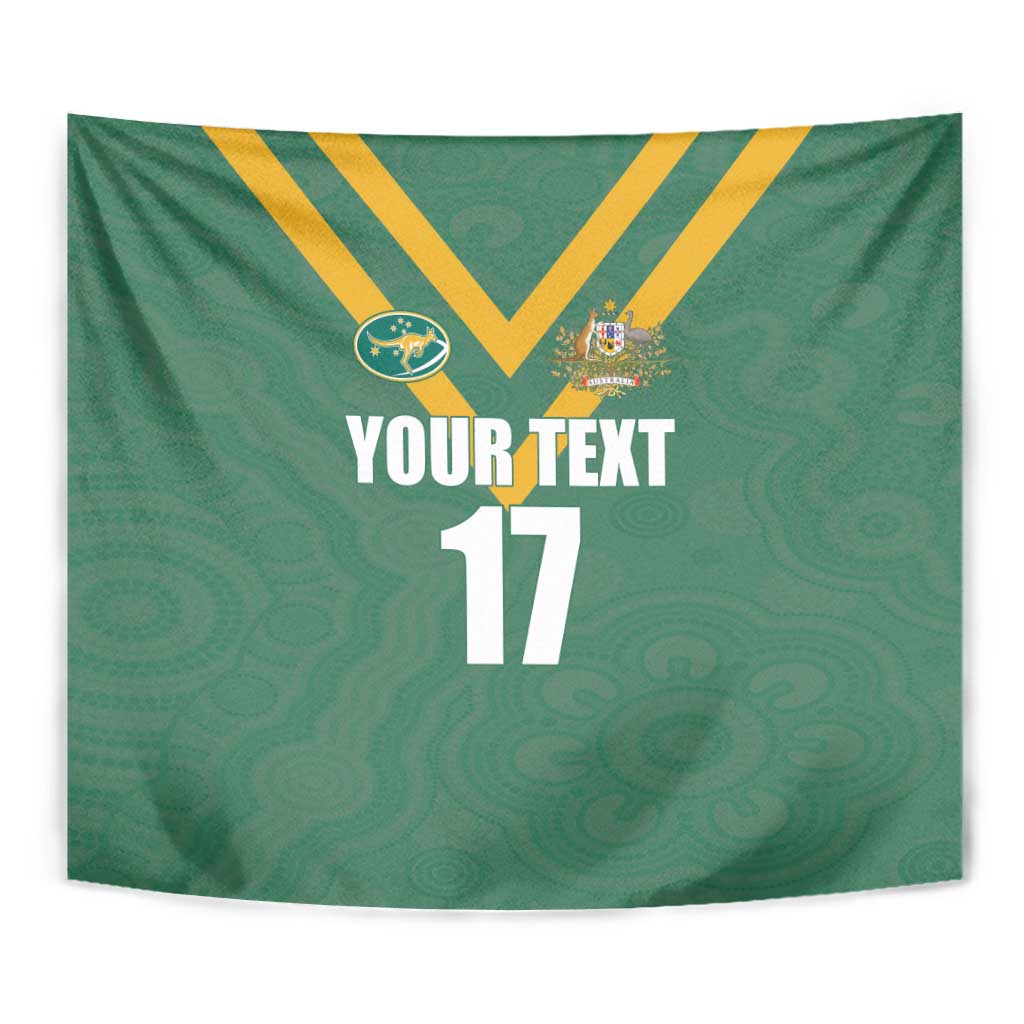Custom Australia Rugby Tapestry Sporty Style