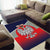 Poland Coat of Arms Area Rug A white and Crowned Eagle