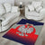 Poland Coat of Arms Area Rug A white and Crowned Eagle