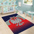 Poland Coat of Arms Area Rug A white and Crowned Eagle