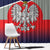 Poland Coat of Arms Window Curtain A white and Crowned Eagle LT17 - Wonder Print Shop